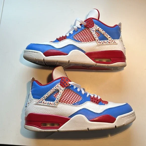Custom Nike Jordan 4 - Houston Oilers